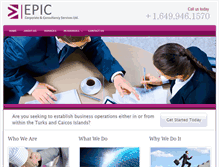 Tablet Screenshot of epiccorporate.com